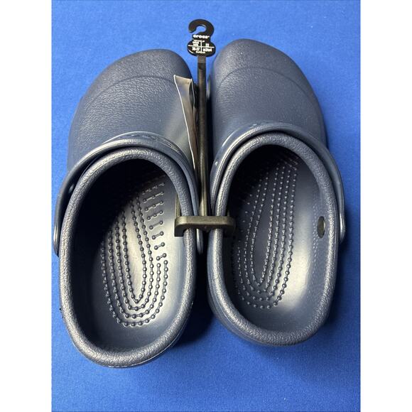Crocs Unisex Bistro Slip Resistant Clog - Navy Blue M4/W6 New main image 4